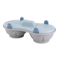 Egg Poacher Egg Steamer 2 Cavity Microwave Egg Cooker W/ Lid