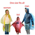 Portable Disposable Raincoat With Ball/Keychain