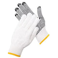 Cotton Work Gloves With Rubber Grip Dots