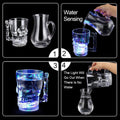 20 Oz Led Clear Halloween Skull Cups