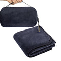 Foldable Multifunctional 2-In-1 Plush Travel Blanket