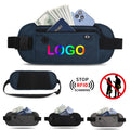 Hidden Money Belt with RFID Blocking