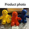 Squeezable Smile Face Guy Phone Holder