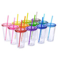 Plastic Cup With Straw