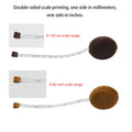 1.5M/60In Round Retractable Crazy Horse Leather Tape Measure