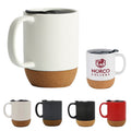 14 oz Cork Bottom Ceramic Mug