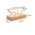 Beech Wood Business Card Holder and Phone Stand