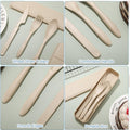 Reusable Wheat Straw Cutlery Set