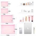 Transparent Mesh Zipper Storage Bag