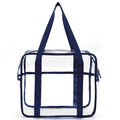 Clear Zippered Safety Tote Bag