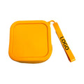 Portable Square Silicone Zipper Coin Purse