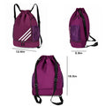 Drawstring Basketball Bag Backpack With Shoes Compartment