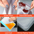 Leakproof Reusable PEVA Food Storage Bags